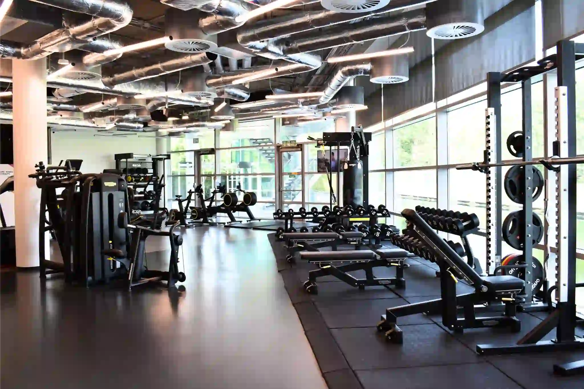 Luxury Gym at Signature Global Lamborghini Residences Gurugram fitness center